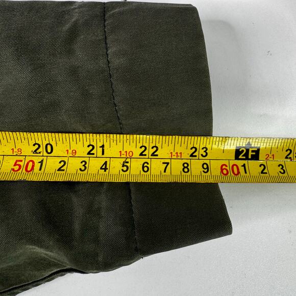 Rare VTG Italy United Colors Benetton Wax Canvas Olive Chore Coat Blanket  50 - Picture 10 of 11